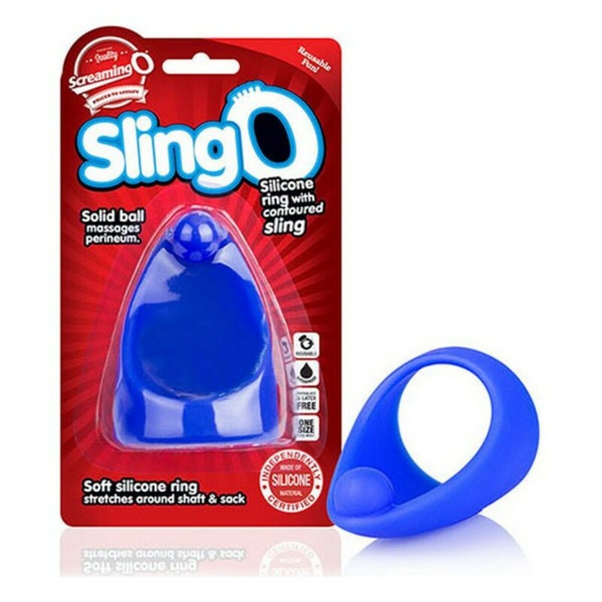 Anillo para el Pene The Screaming O Slingo Azul